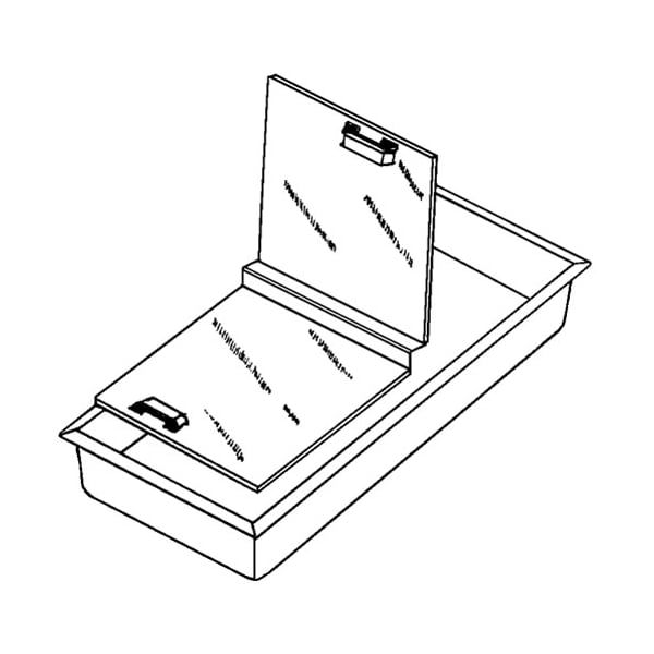 Hinge   23"L, Ice Cream Cabinet